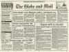 Newspaper Coverage - The Globe & Mail, Toronto