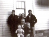 Grandparents - 1e   John A Peckham with Herbert  unknown woman Jearld and Edward and Gloria Rogers